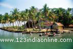 Scenic Kerala Backwaters.